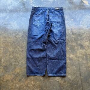 Baggy Vintage Phat Farm Wide Leg Blue Jeans